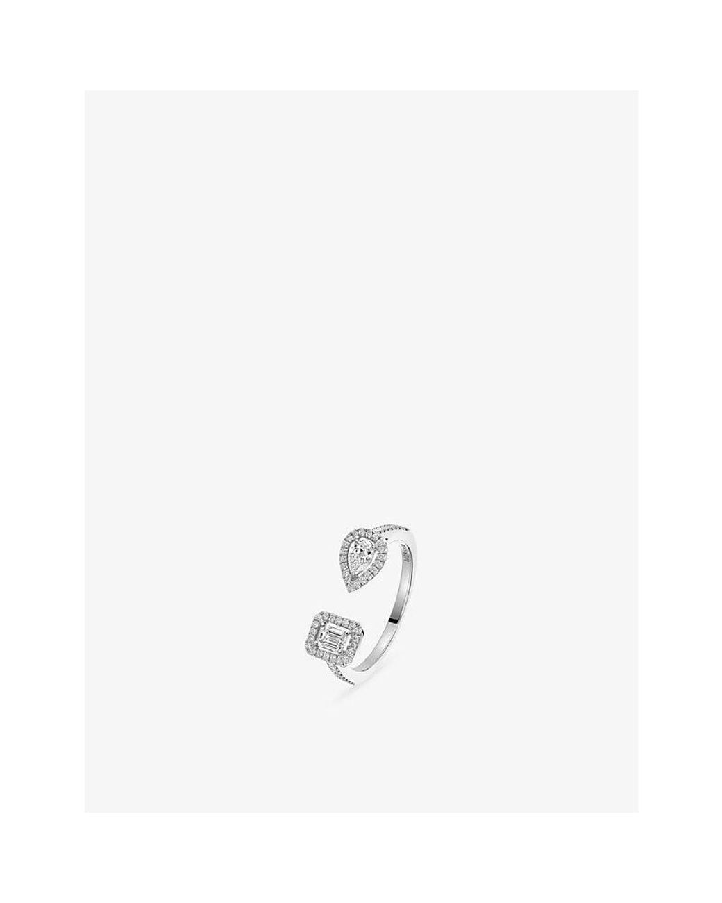 Messika White My Twin Toi & Moi 18Ct- And 0.45Ct Diamond Ring