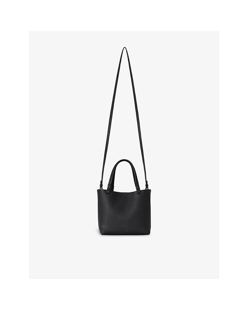 The Row Black Small Park Leather Tote Bag