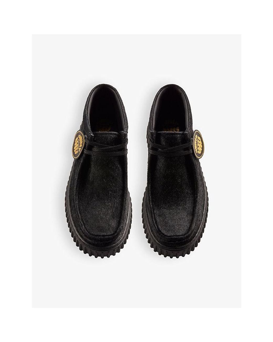 Clarks X Martine Rose Black Martine Rose X Clarks Torhill Leather Ankle Boots