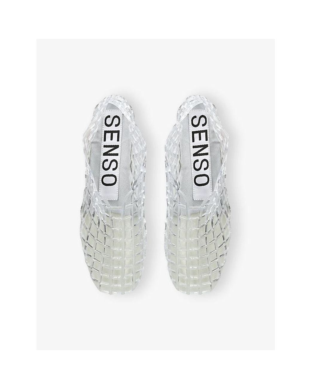 Senso White Jellie Jelly Ballet Flats