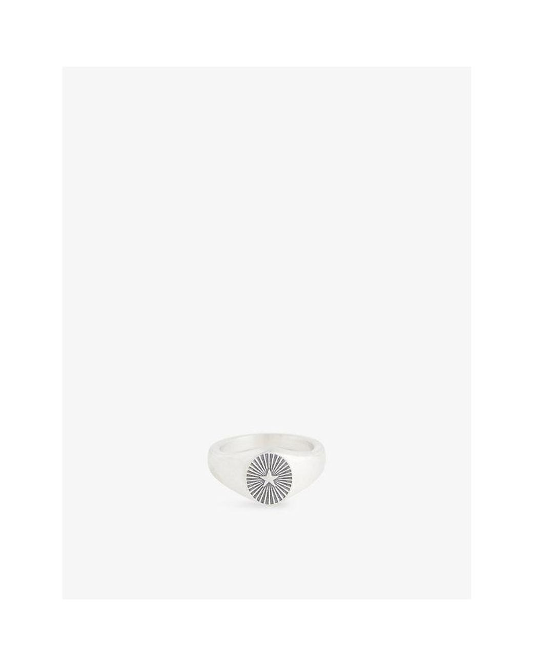 Serge Denimes White Haven Star Sterling- Ring for men