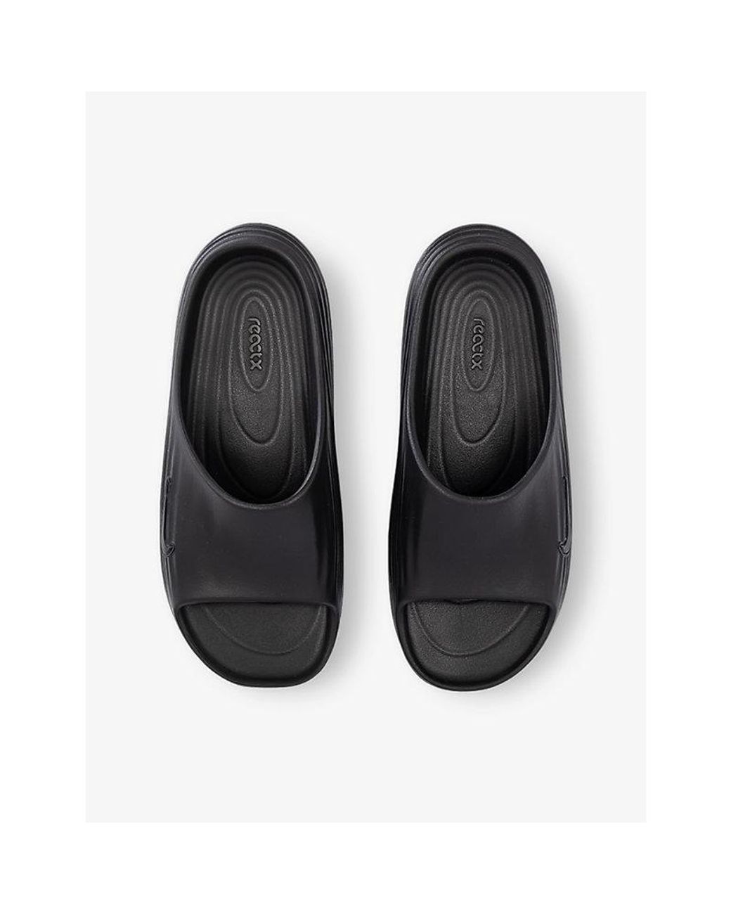 Nike Blue React Rejuven8 Rubber Slides for men