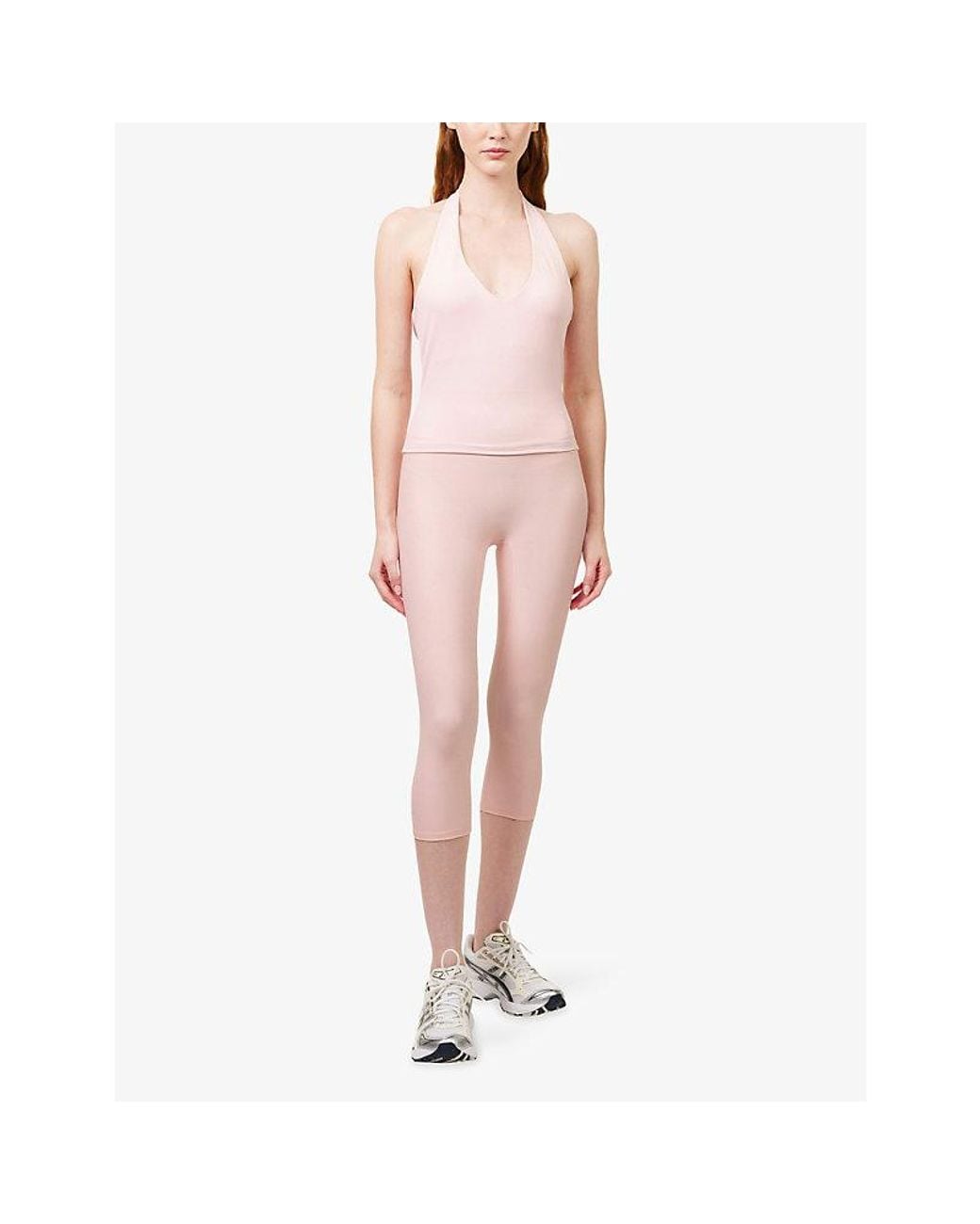 Cheap Monday Pink Acadia Cropped Gym Leggings