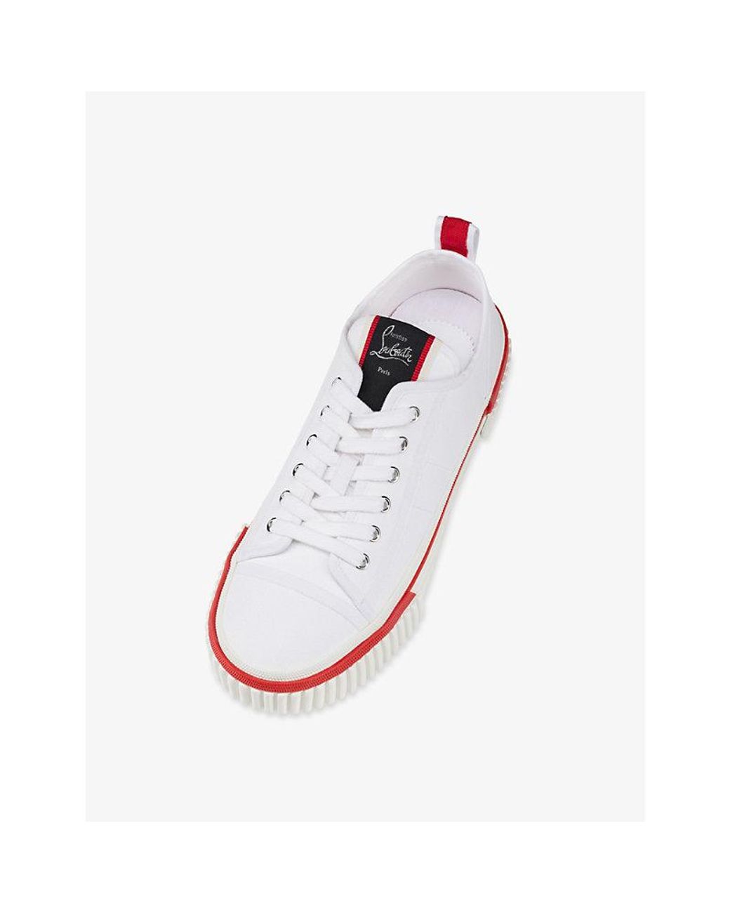 Christian Louboutin Pedro Junior Cotton canvas Low top Trainers in