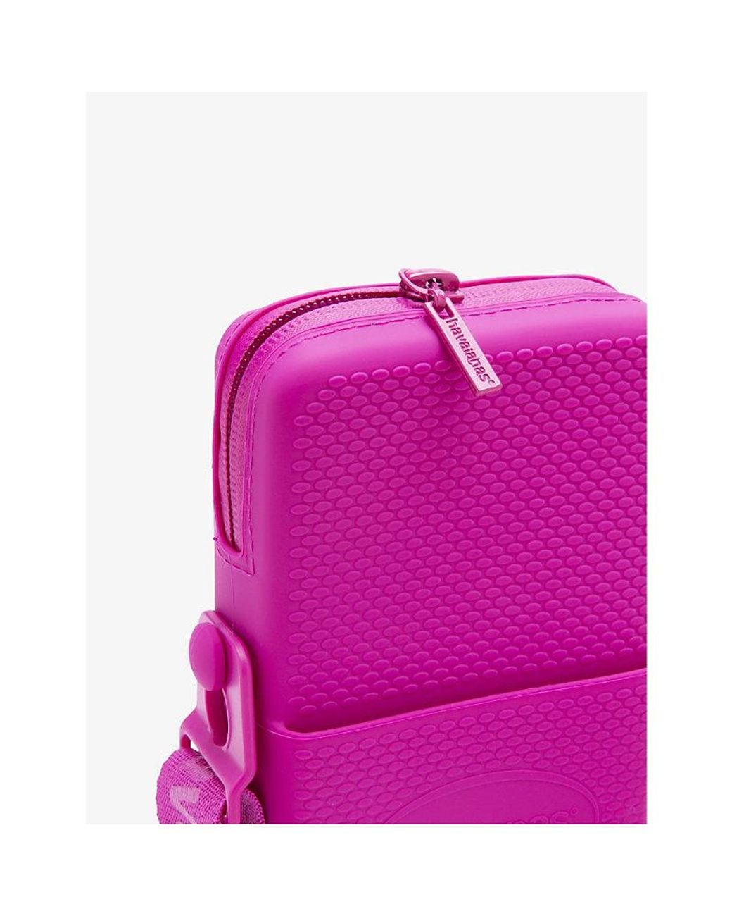 Havaianas Pink Street Branded Silicone Cross-Body Bag