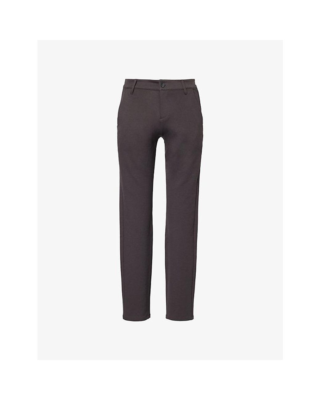 PAIGE Blue Transcend Knit Stafford Tapered Trousers for men