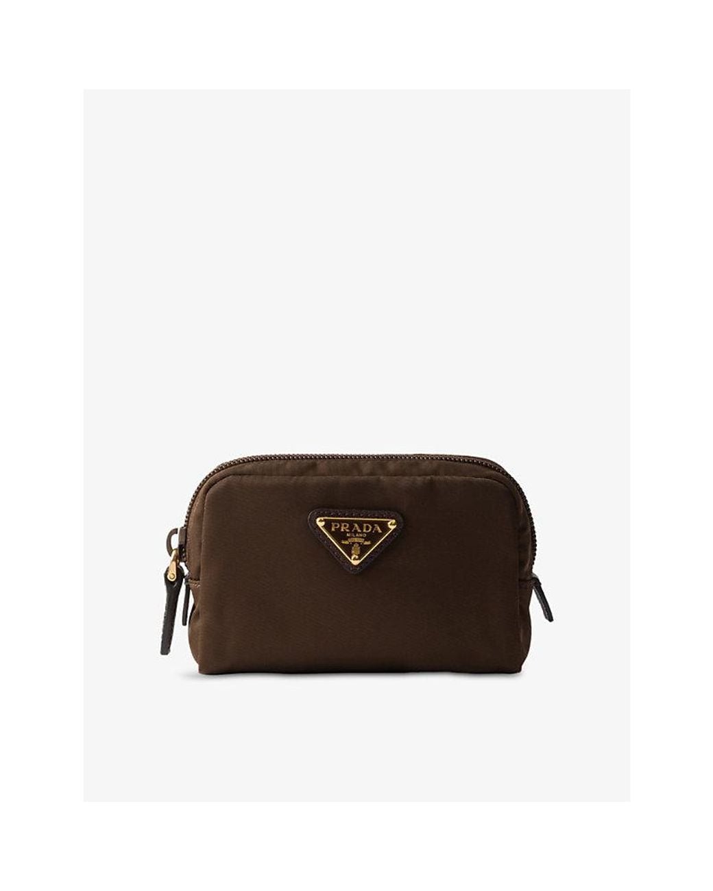 Prada Brown Re-Nylon Nylon Pouch
