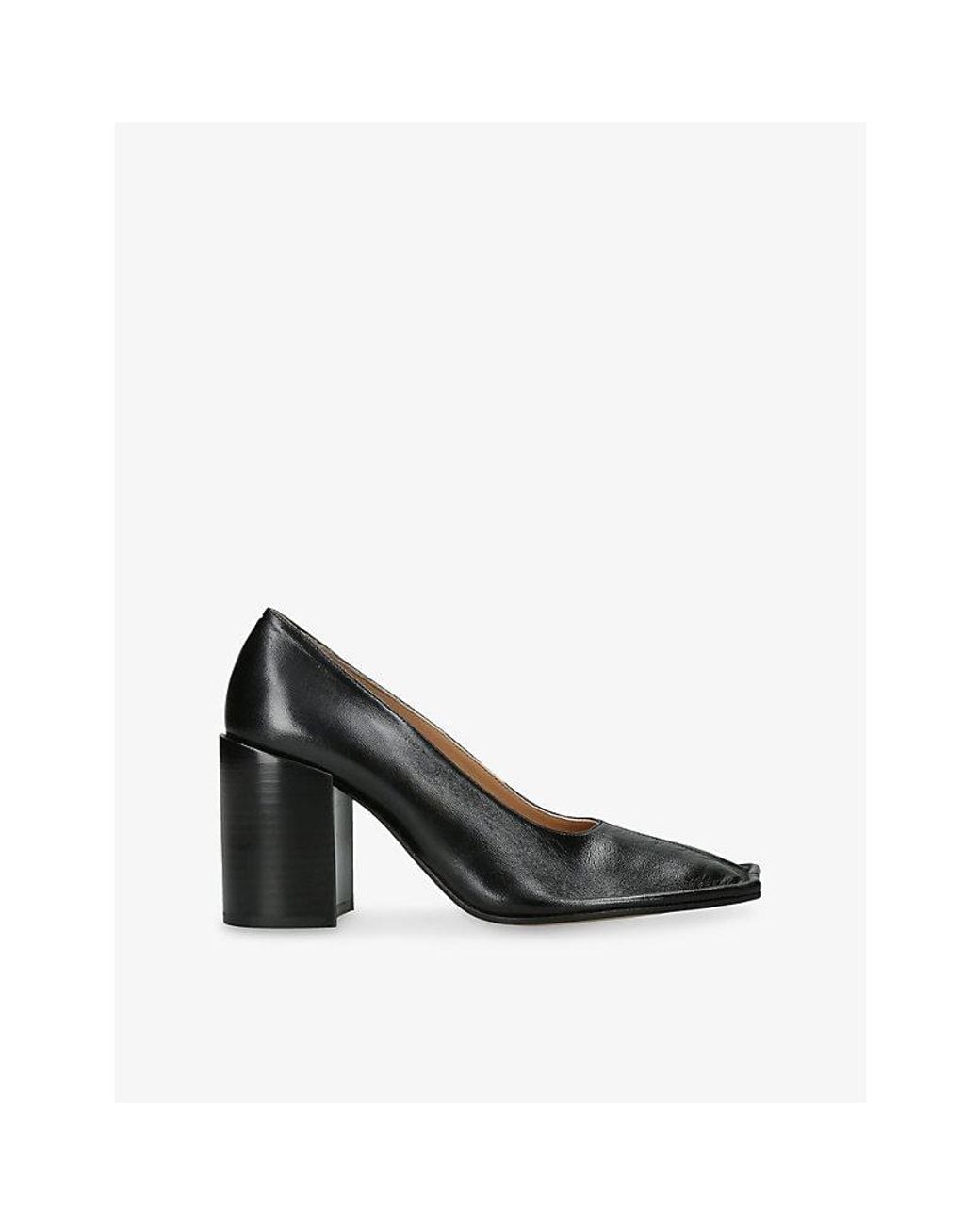 Maison Margiela Black Piped 85 Leather Courts
