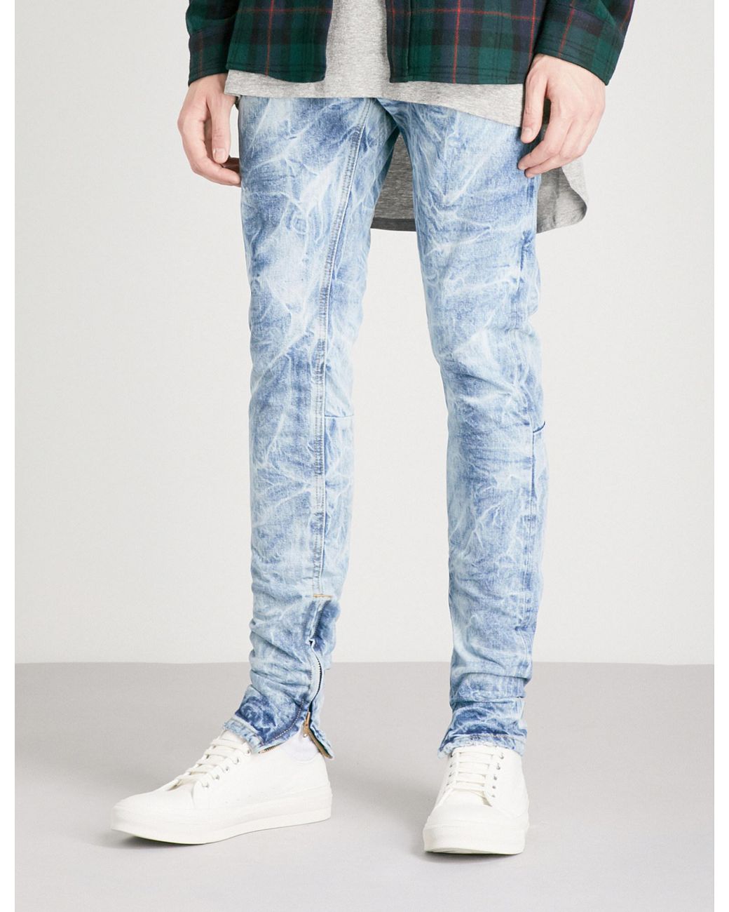 Fear Of God Holy Water Slim fit Skinny Jeans in Blue for Men