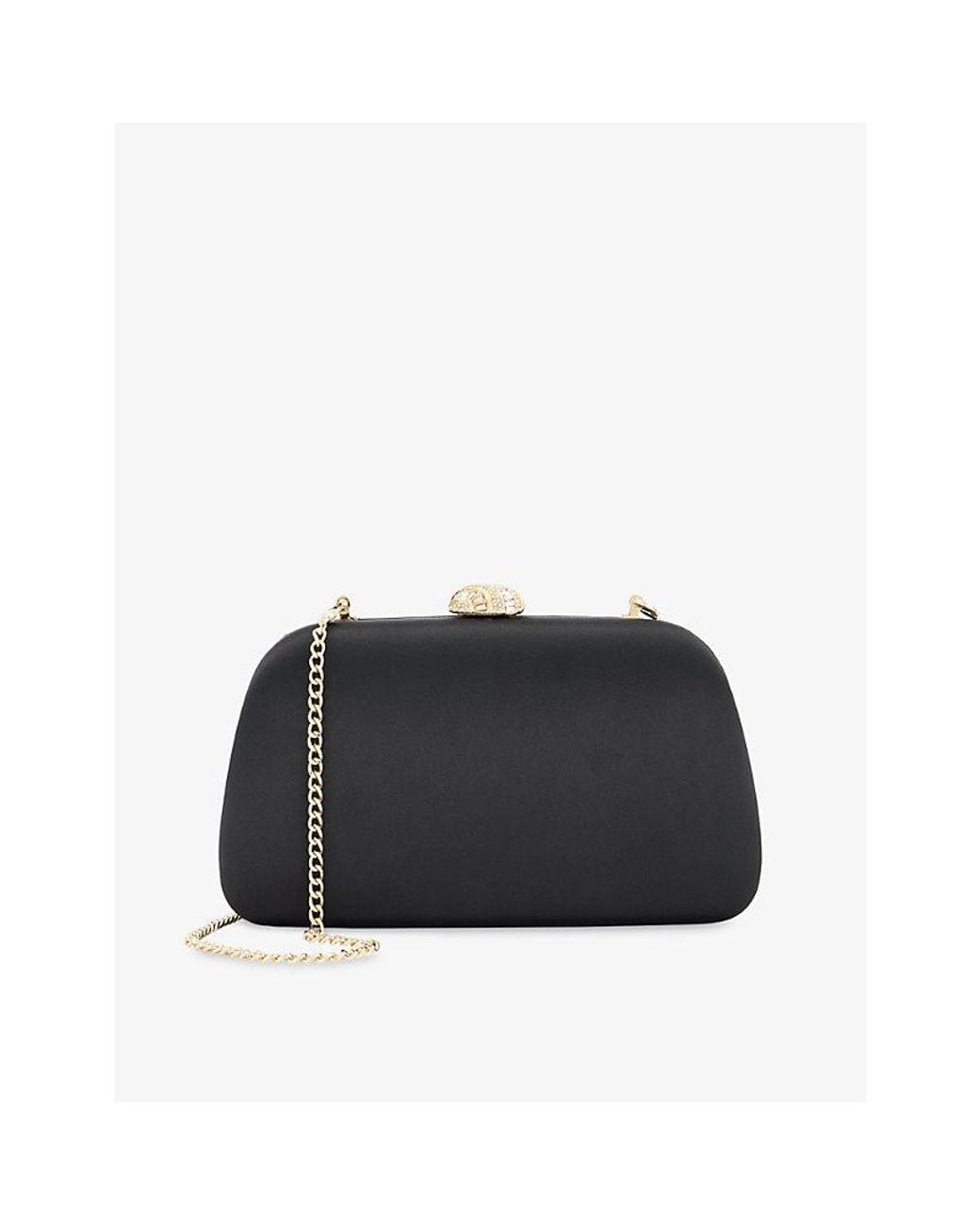 Dune Black Binding Satin Micro Bag