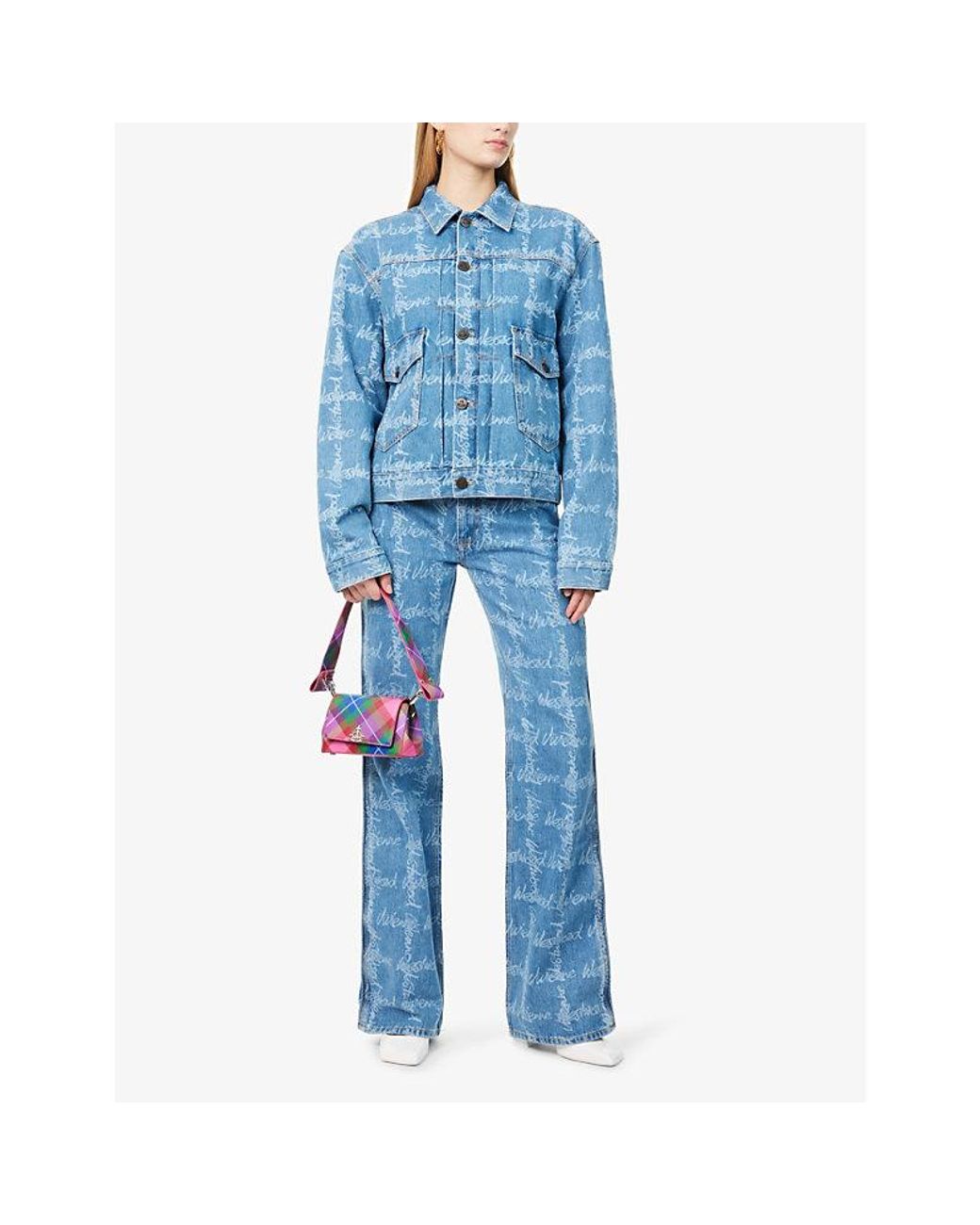 Vivienne Westwood Ray Five-Pockets Straight-Leg Mid-Rise Denim 