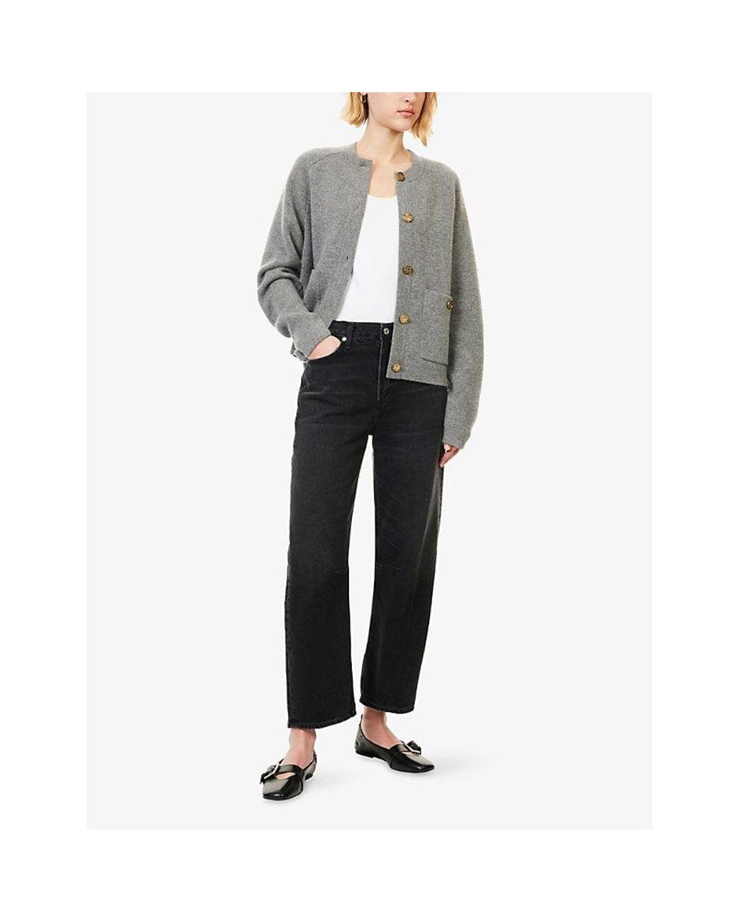 Citizens of Humanity Blue Miro Relaxed-Fit Denim Jeans