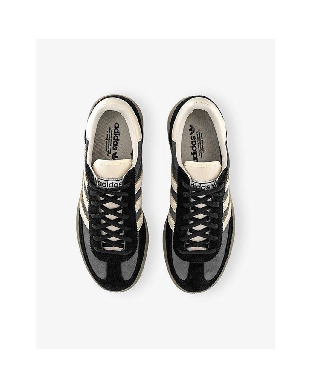 Adidas Black Handball Spezial Suede Trainers for men