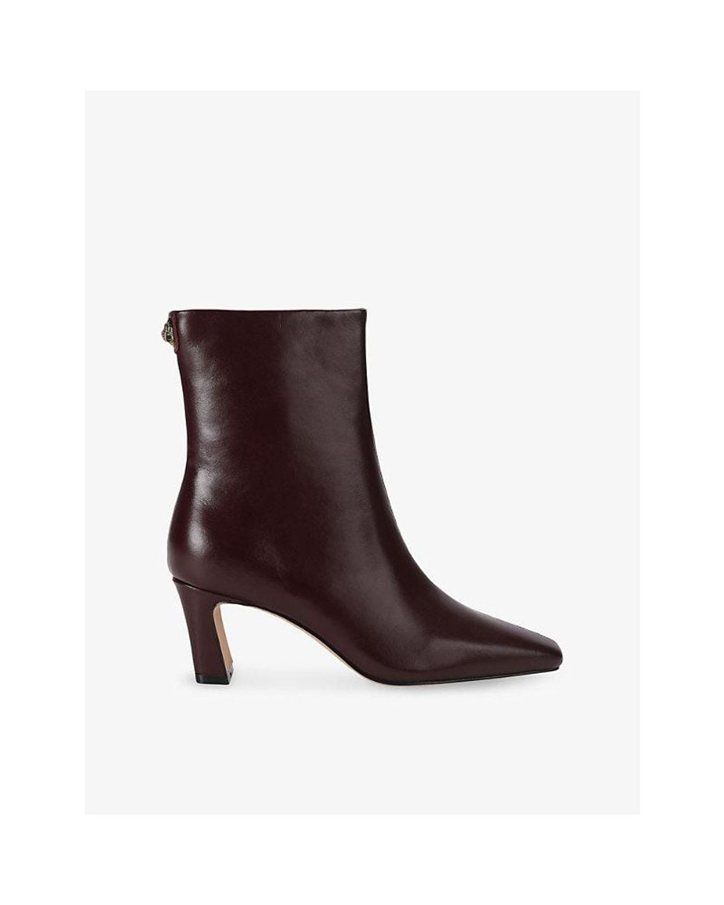 Kurt Geiger Brown Eaton Leather Ankle Boots