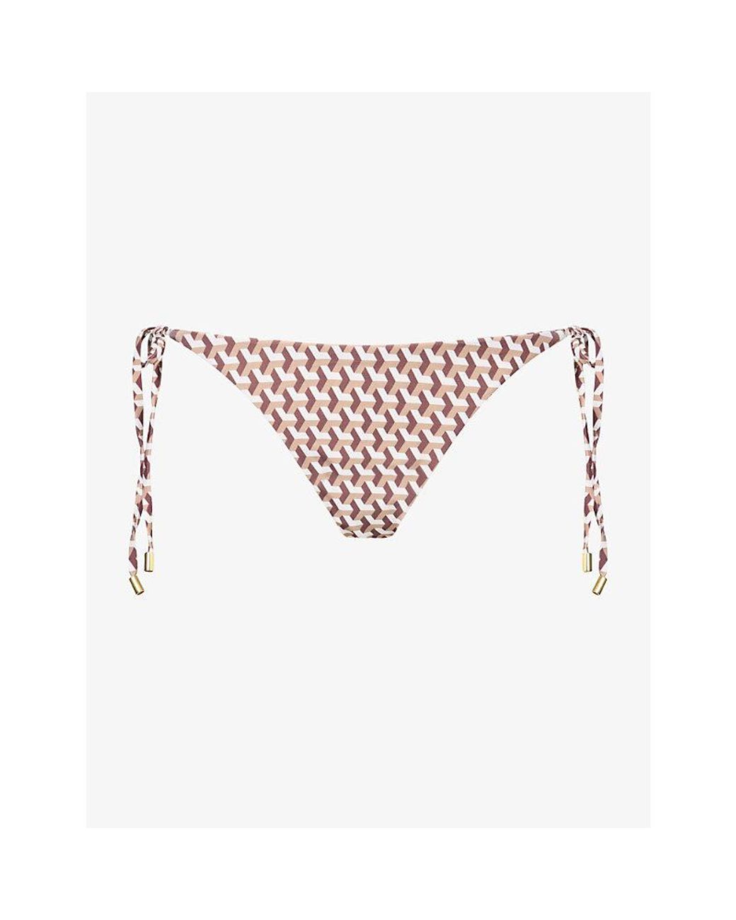 Cheap Monday Pink Palma Tie-Side Bikini Bottoms