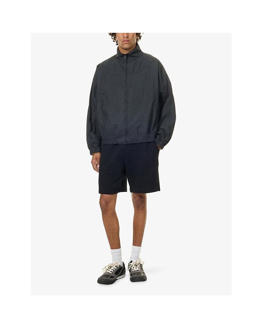 Givenchy Black Relaxed-Fit Cotton Sweat Shorts for men