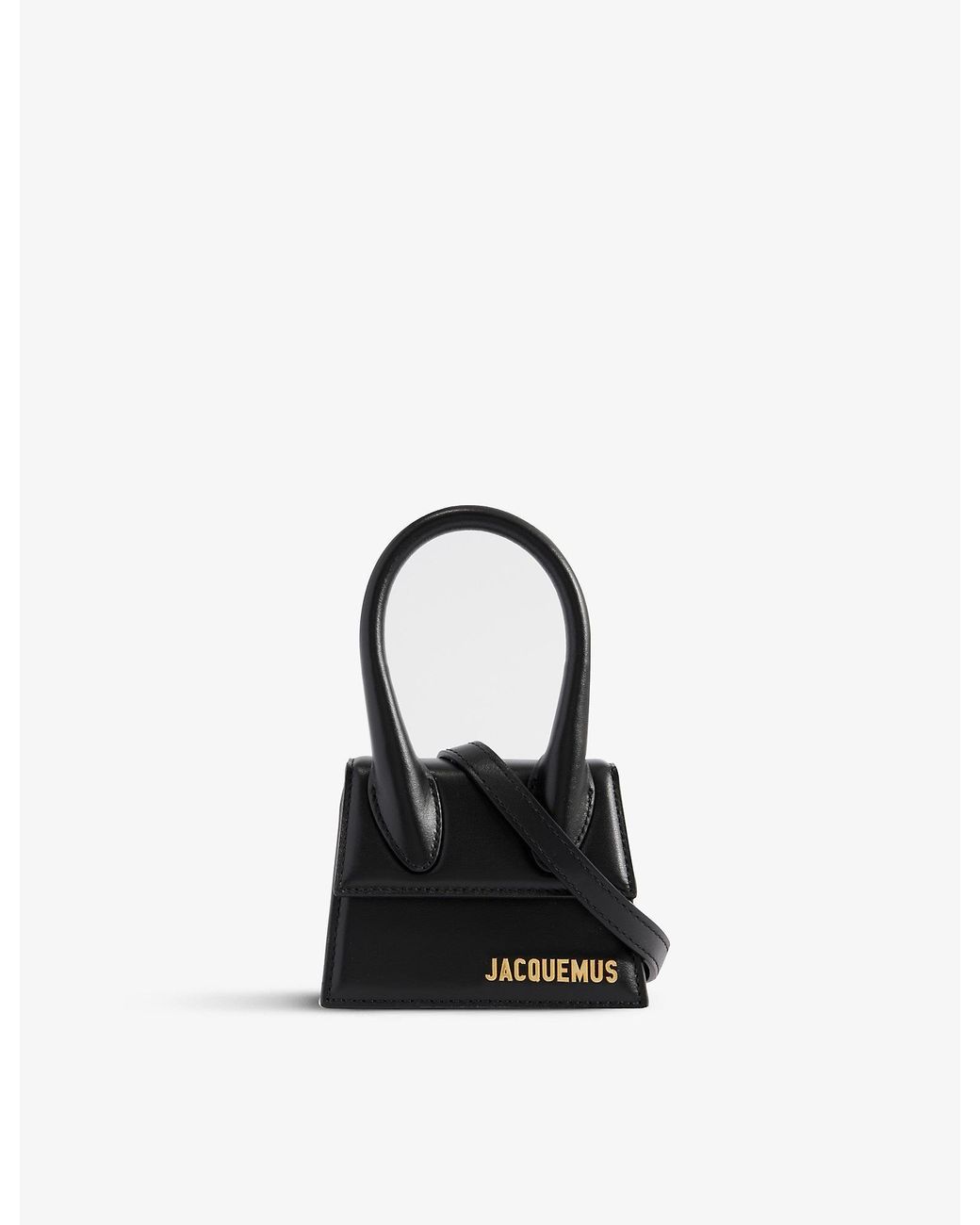 Jacquemus Le Chiquito Logo-plaque Leather Cross-body Bag in Black | Lyst UK