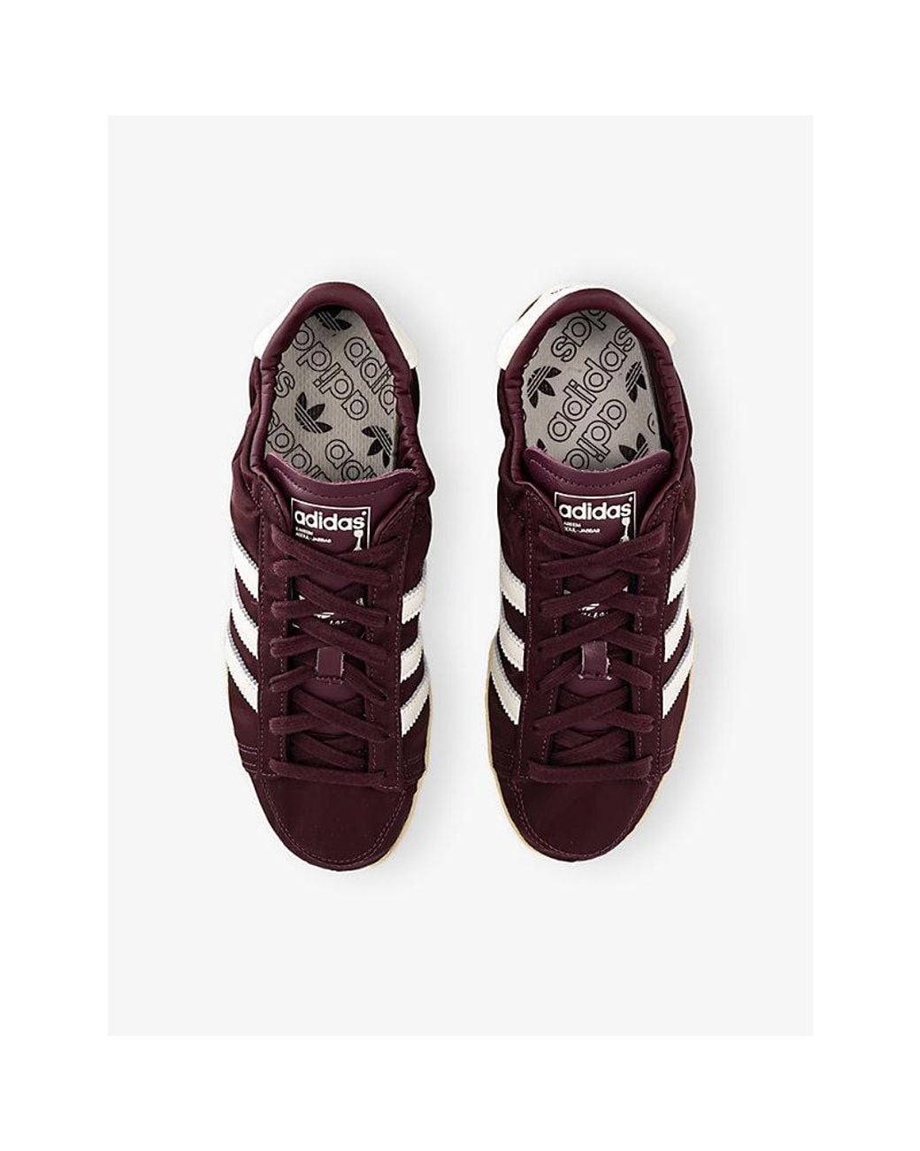 Adidas Brown Jabbar Lo Satin Trainers