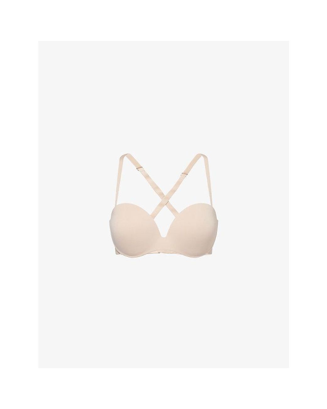 Wacoal White Ines Secret Strapless Bra