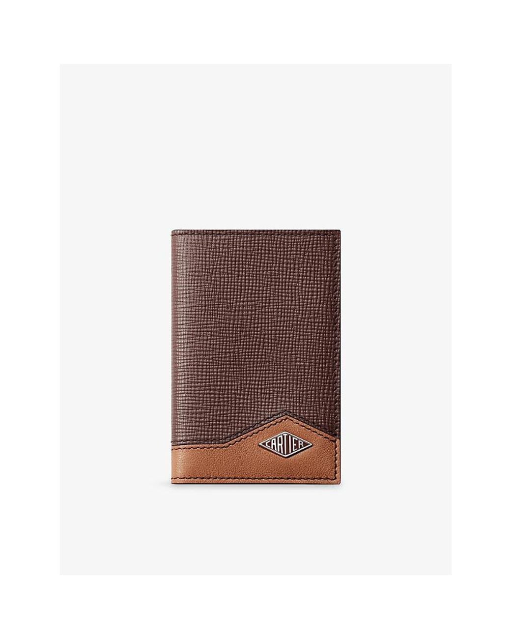 Cartier Brown Losange Leather Card Holder