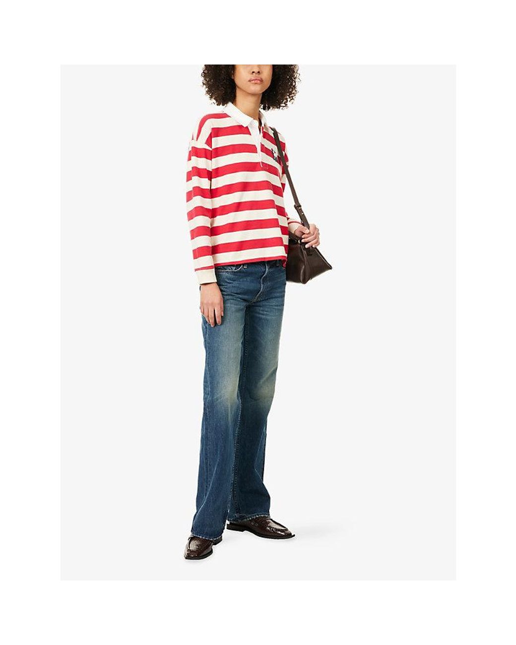 Mother Blue The Reifler Straight-Leg Denim Jeans
