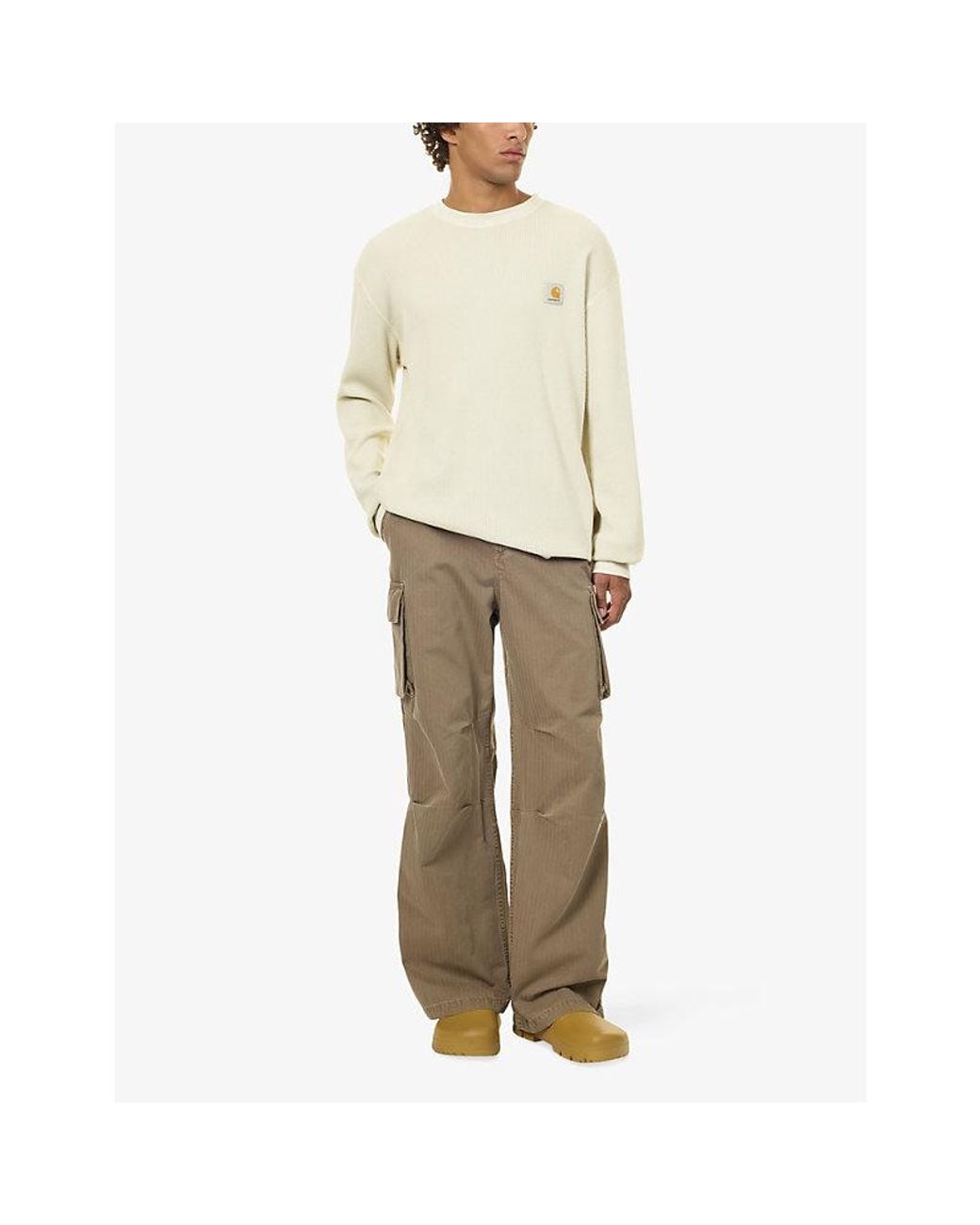 Carhartt Natural Vista Long-Sleeve Cotton T-Shirt for men