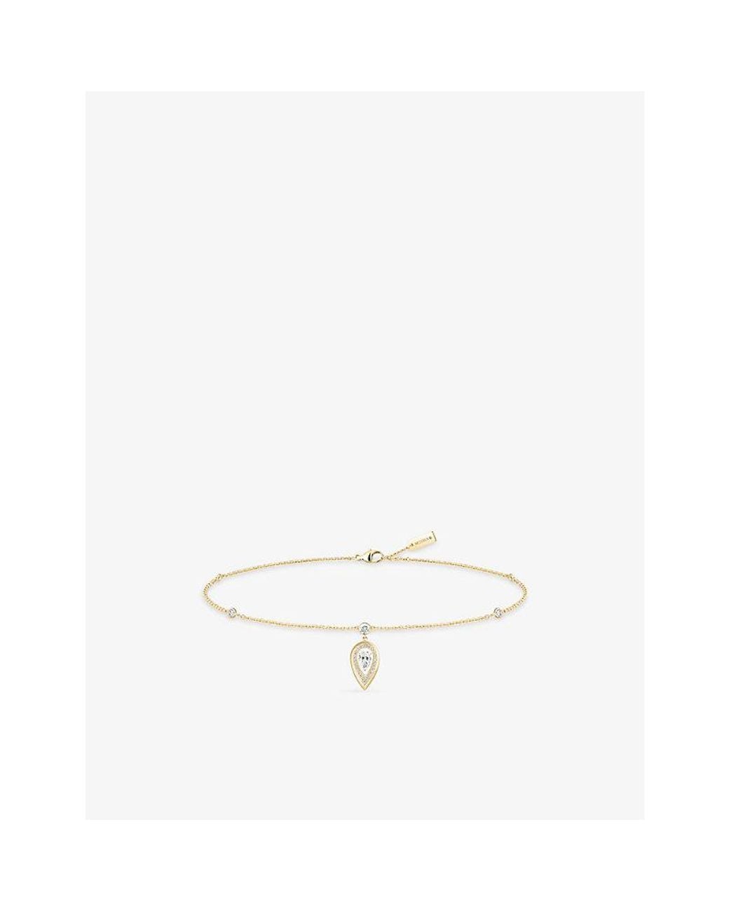 Messika White Fiery And 0.26Ct Diamond Anklet