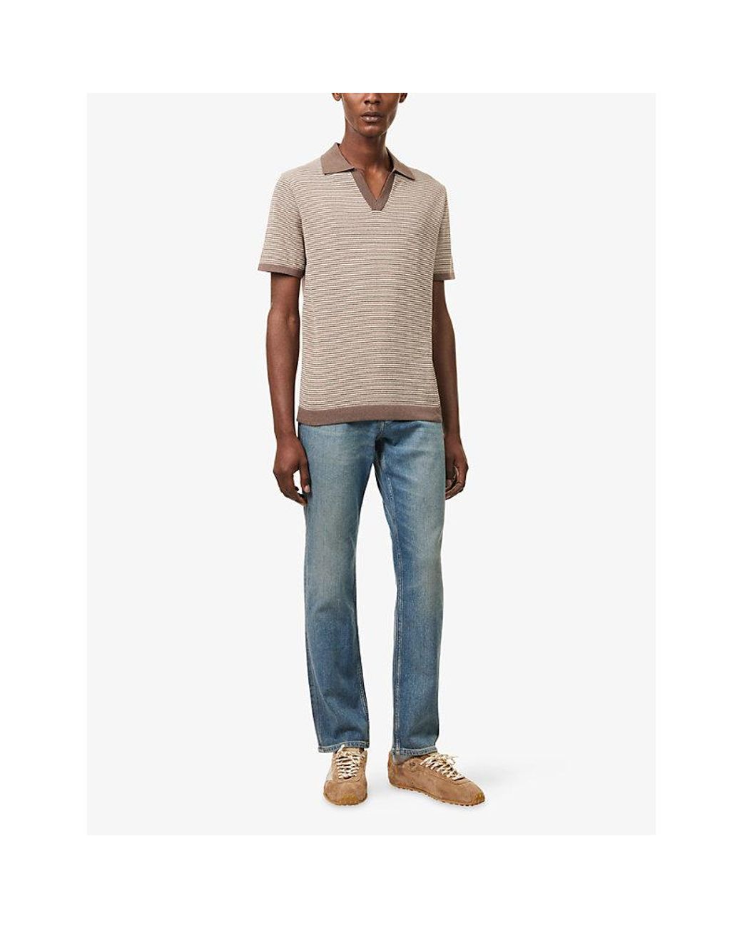 PAIGE Blue Normandie Straight-Leg Denim Jeans for men