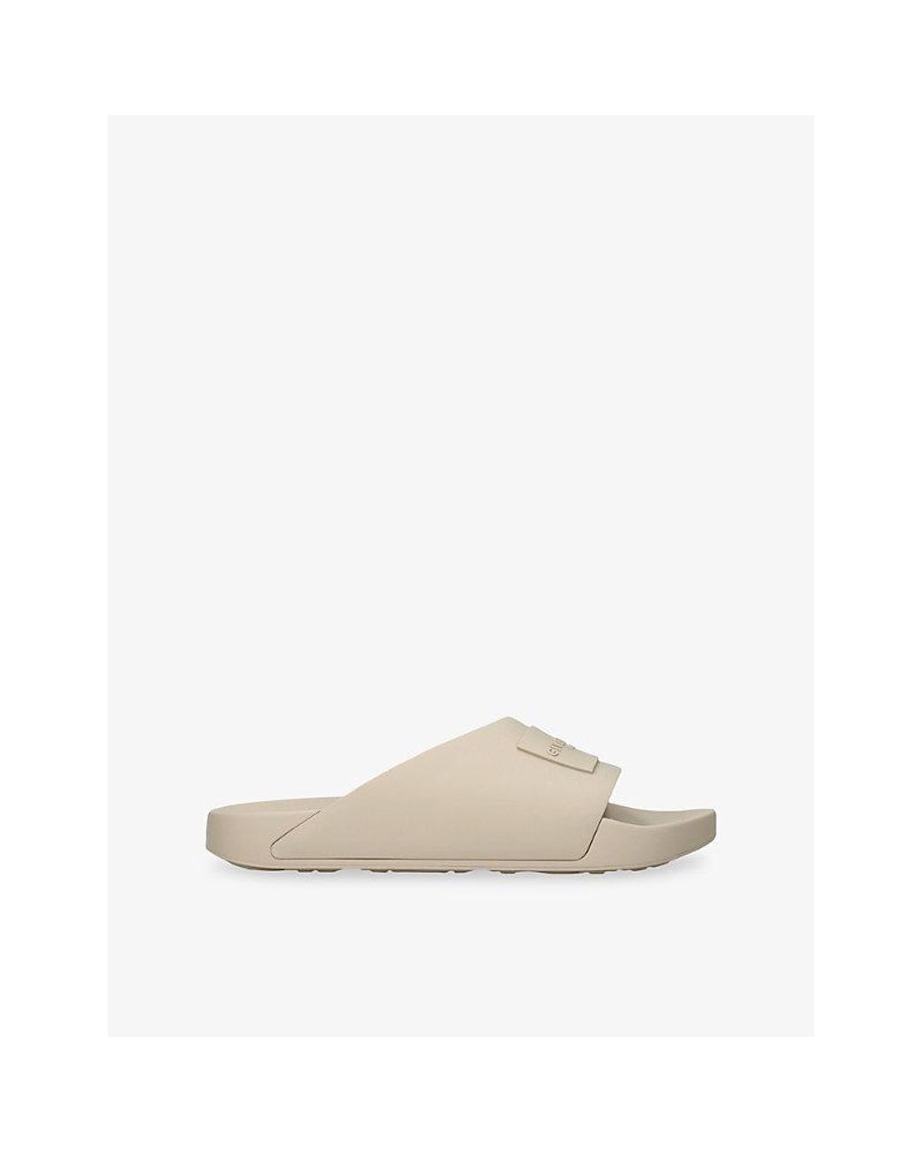 Givenchy Natural Label Rubber Slides