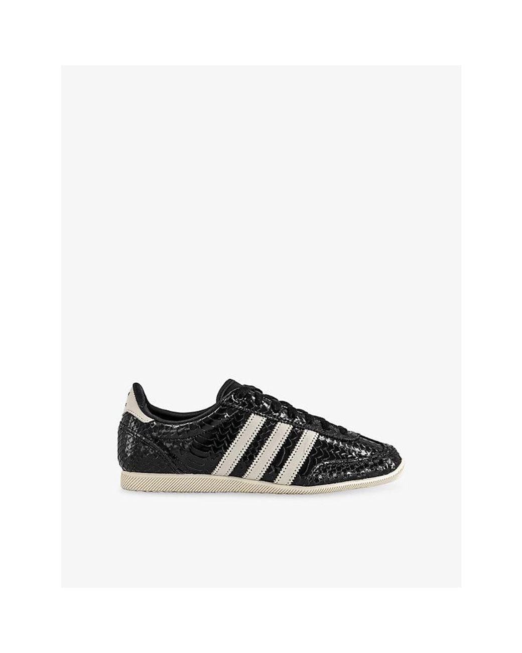 Adidas Black Japan Leather Trainers