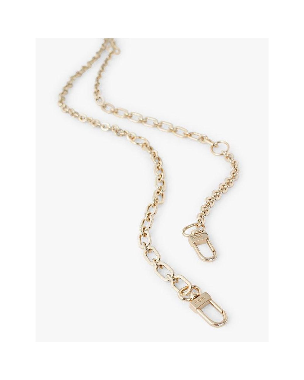 Maje White Chain Shoulder Strap