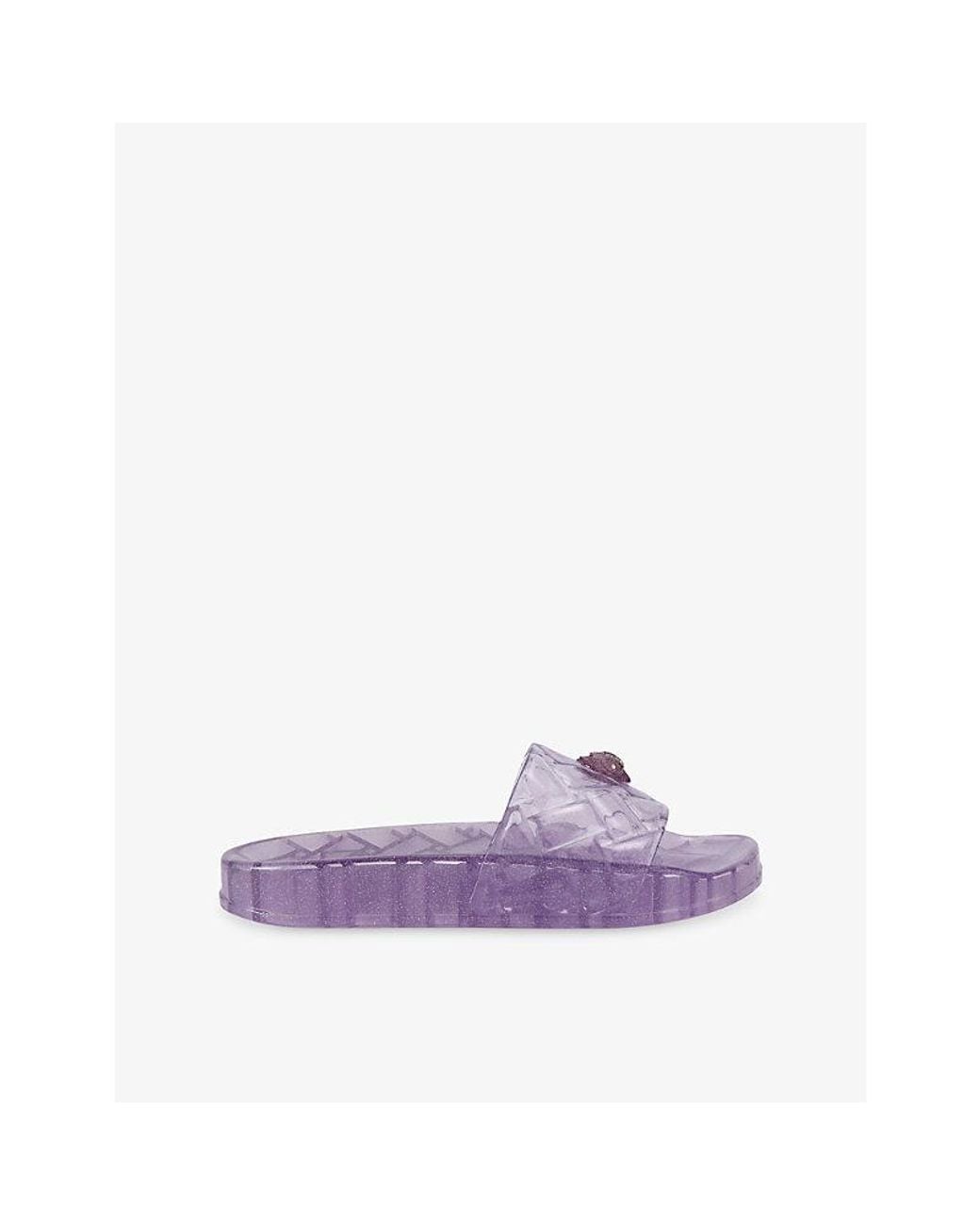 Kurt Geiger Purple Meena Jelly Sliders