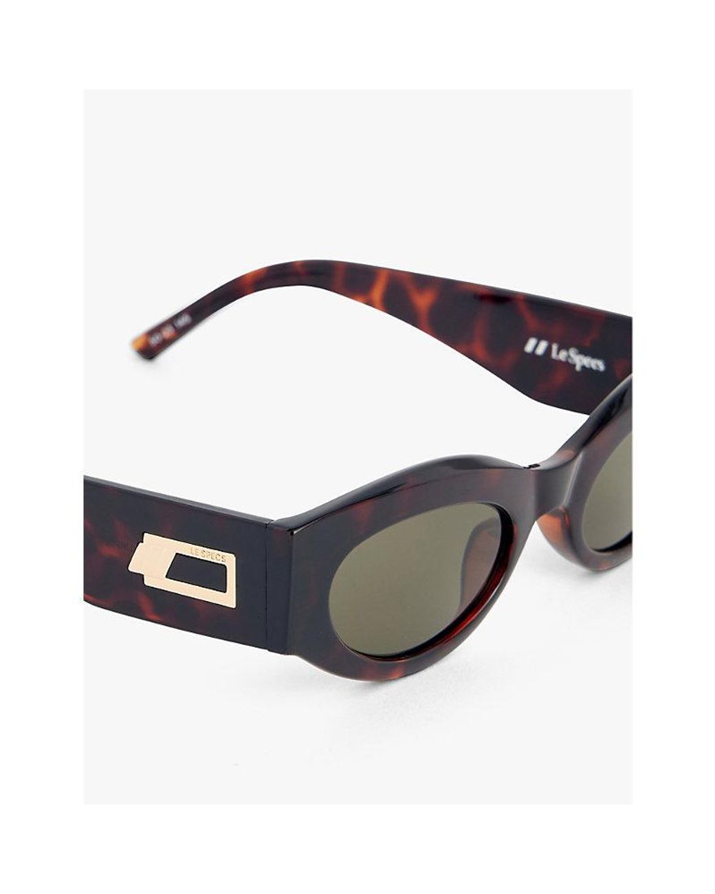 Le Specs Multicolor Body Bumpin Rectangle-Frame Polycarbonate Sunglasses