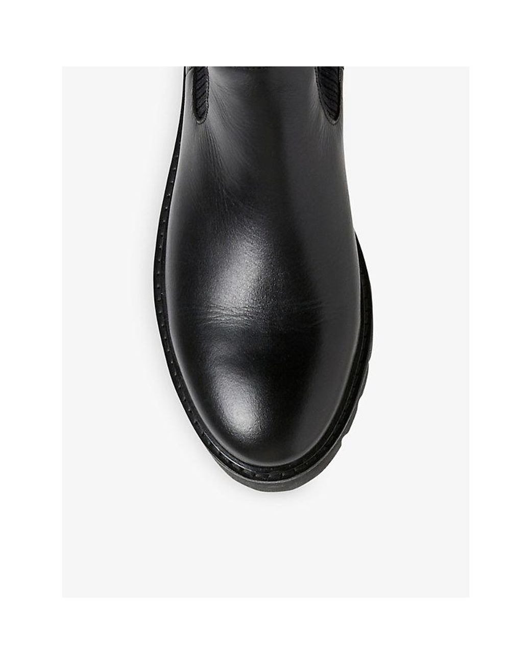 Claudie Pierlot Alerte Leather Knee-high Boots in Black | Lyst