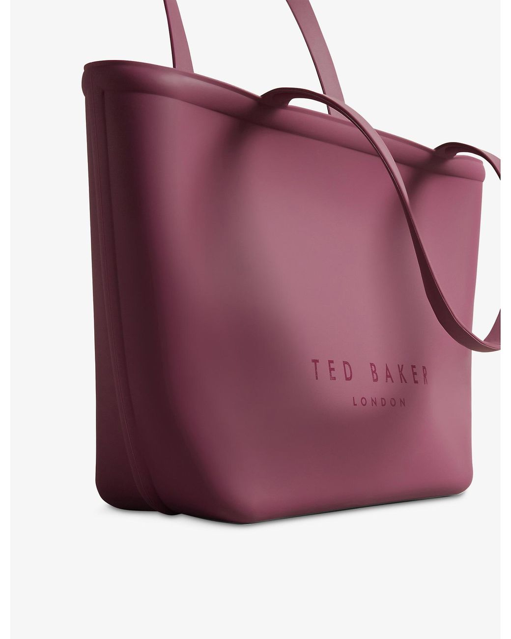 Ted Baker Jellio Logo-print Floral-appliqué Small Silicone Tote Bag in  Purple | Lyst