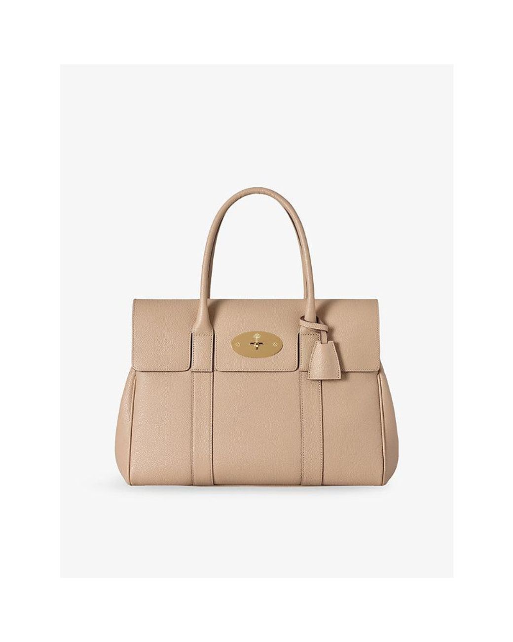 Mulberry Natural Bayswater Leather Tote Bag