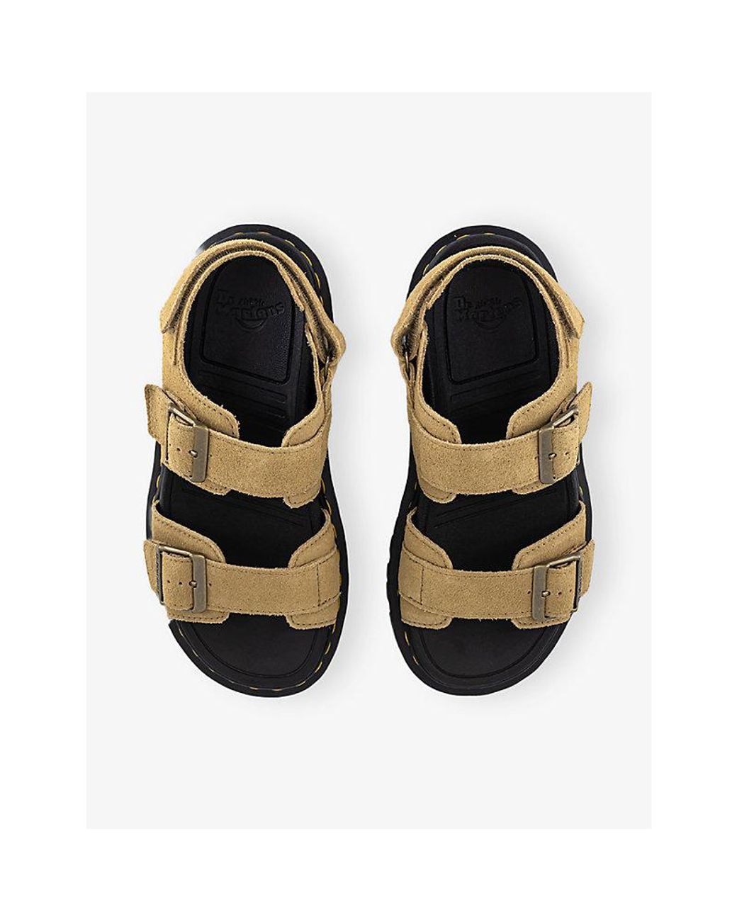 Dr. Martens Multicolor Zebzag Suede Sandals