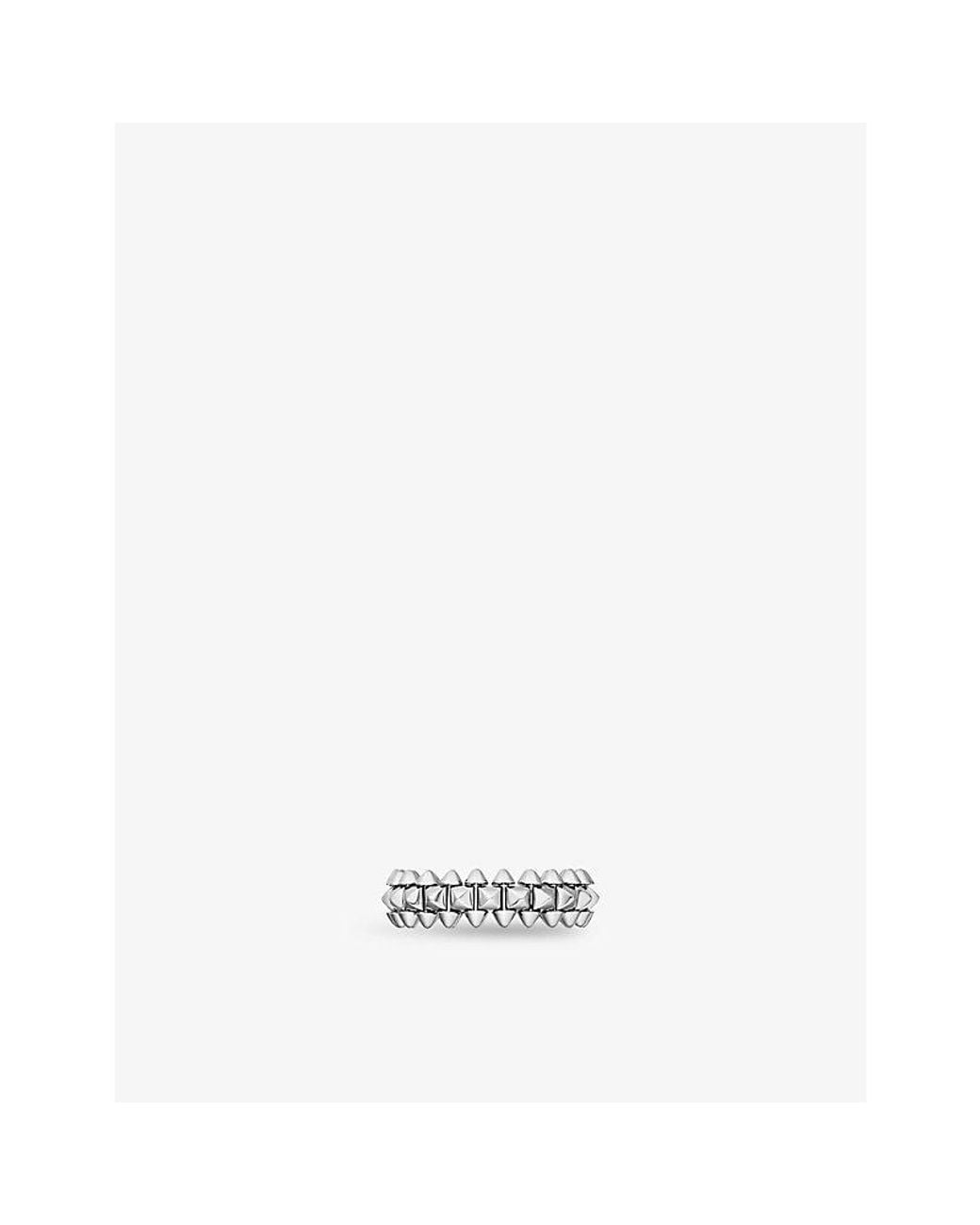 Cartier White Clash De Small Rhodium-Plated 18Ct- Ring