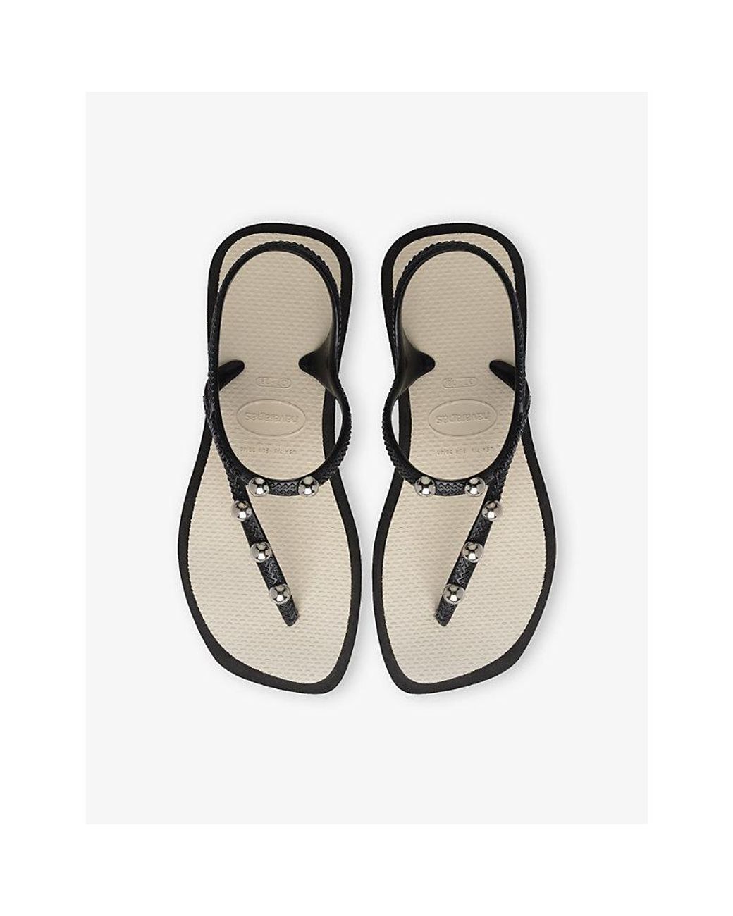 Havaianas White Flash Fushion Pvc Flip Flops