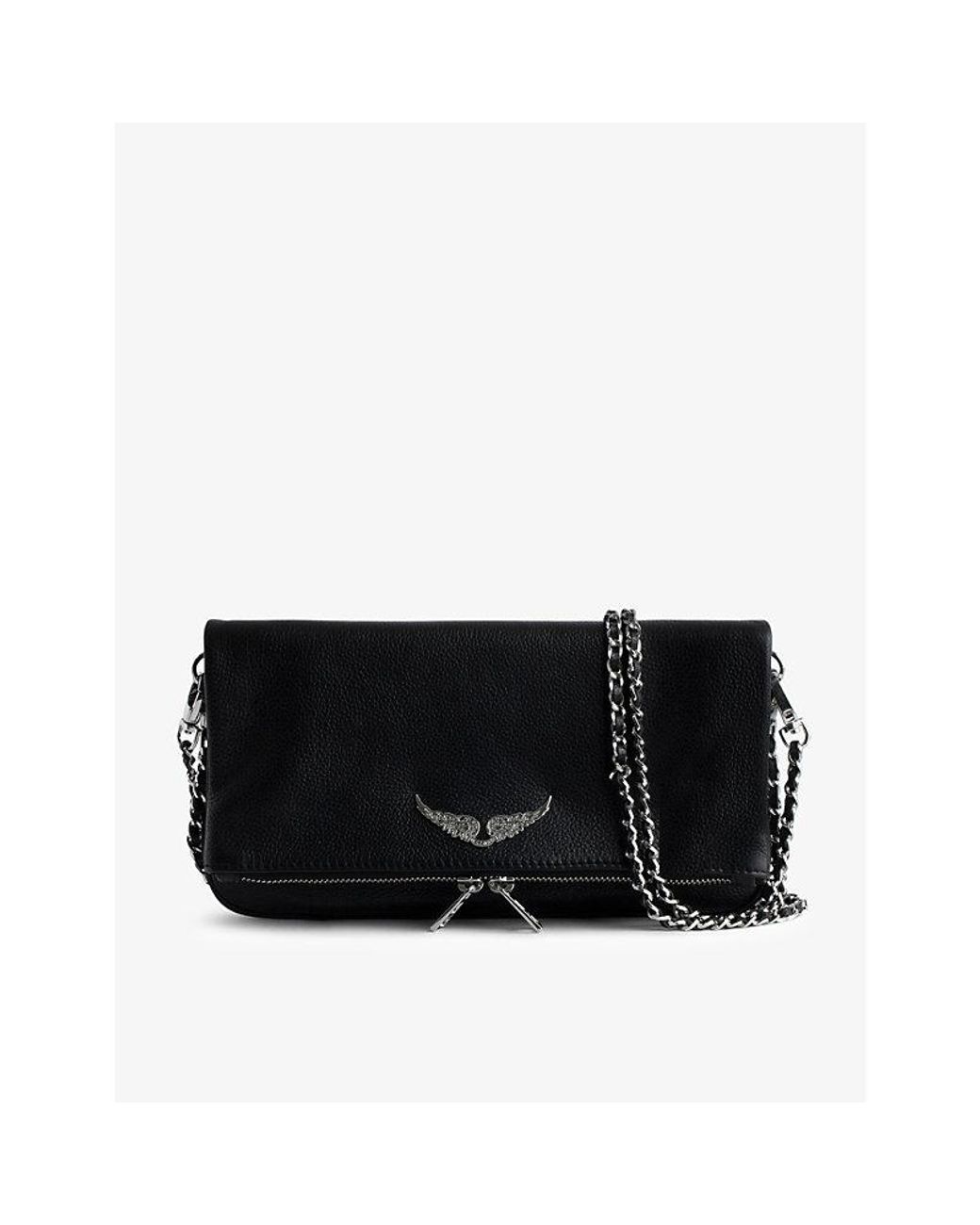 Zadig & Voltaire Black Rock Clutch Bag