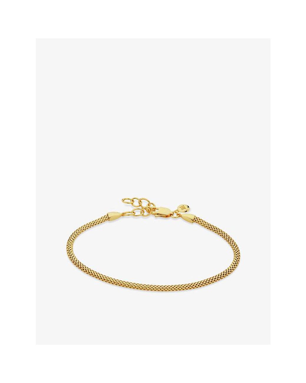 Monica Vinader Metallic Heirloom 18Ct- Plated Vermeil Sterling- Bracelet