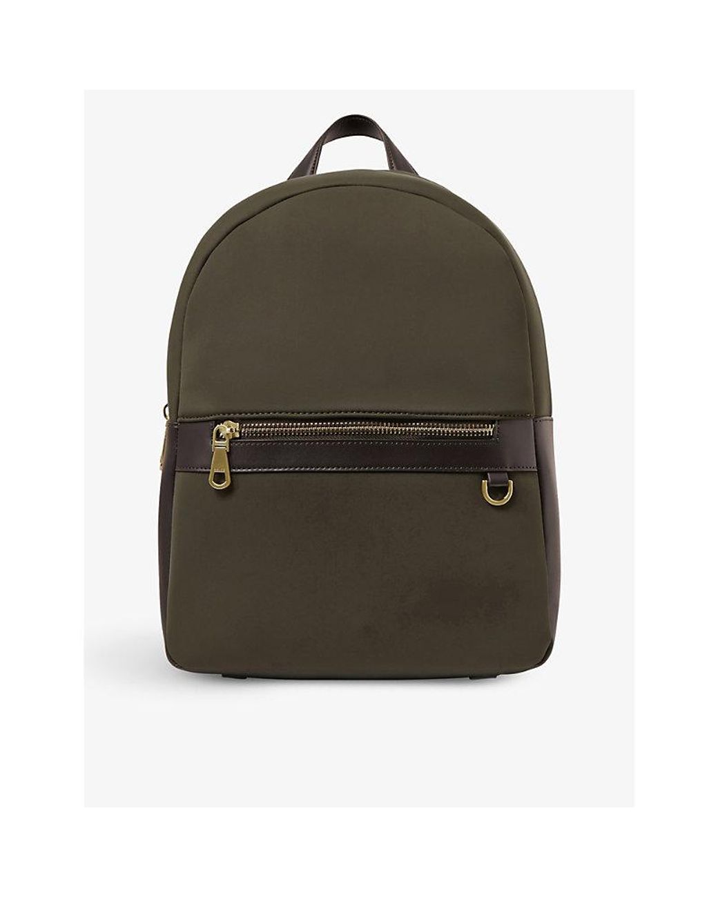 Reiss Drew Top-handle Nylon Backpack in Green for Men | Lyst