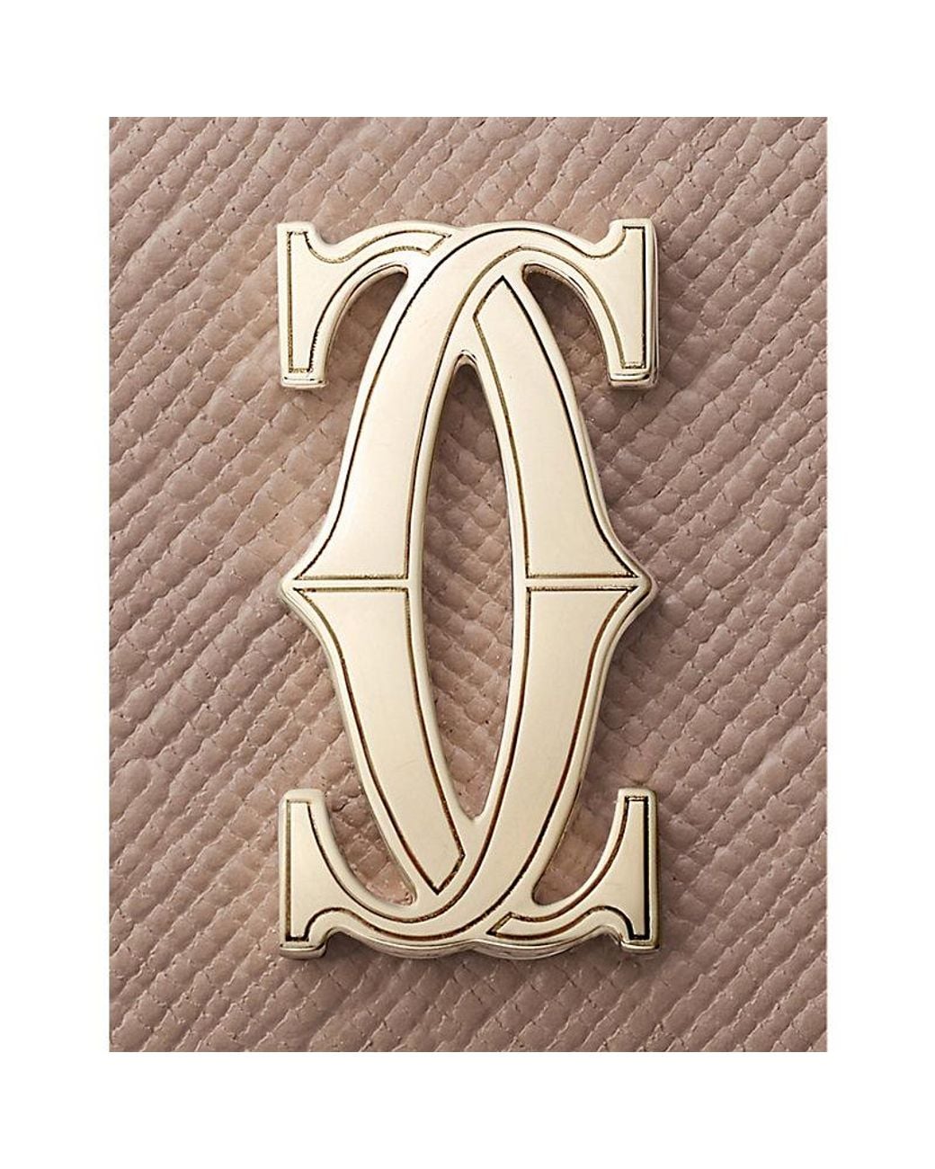 Cartier Natural C De Mini Leather Wallet