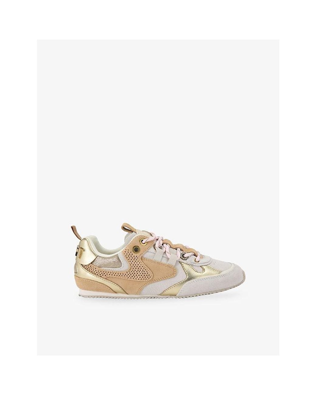 Kurt Geiger White Kurt Slim Leather Trainers