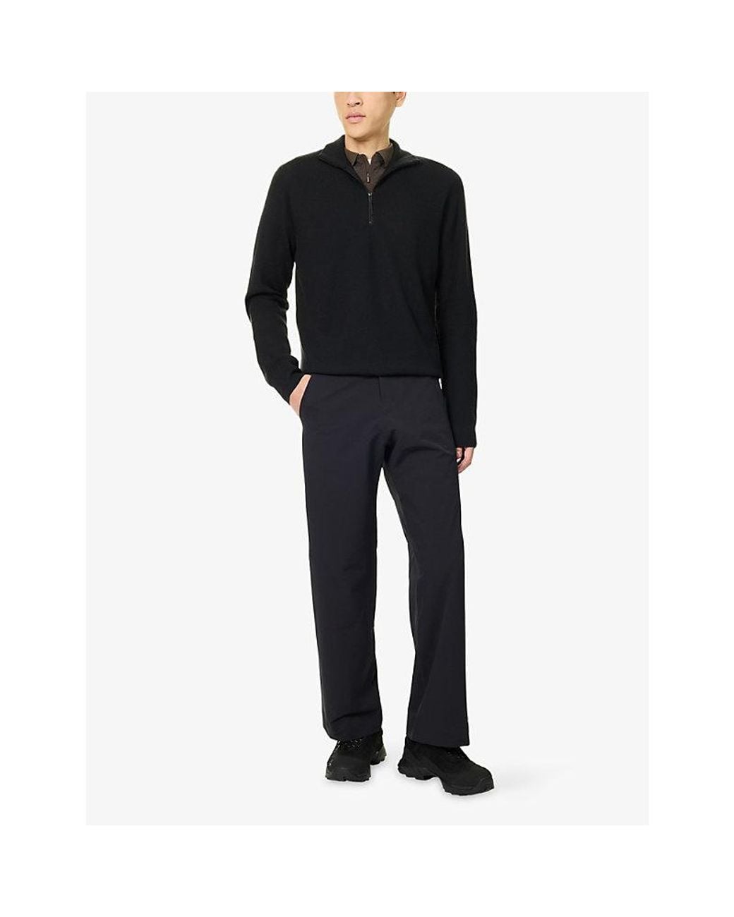 Veilance Blue Corbel Relaxed Soft-Shell Trousers for men