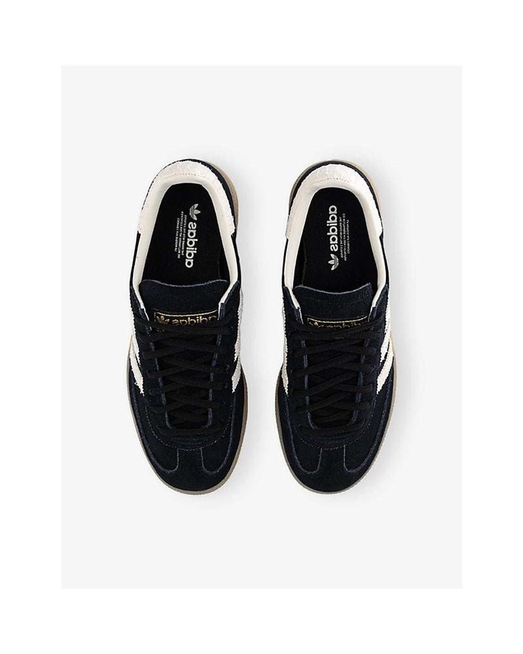 Adidas Black Handball Spezial Suede Trainers