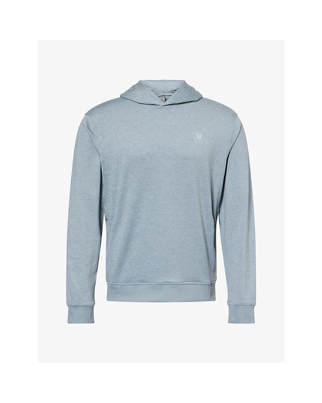vuori Blue Ponto Performance Stretch-Jersey Hoody for men