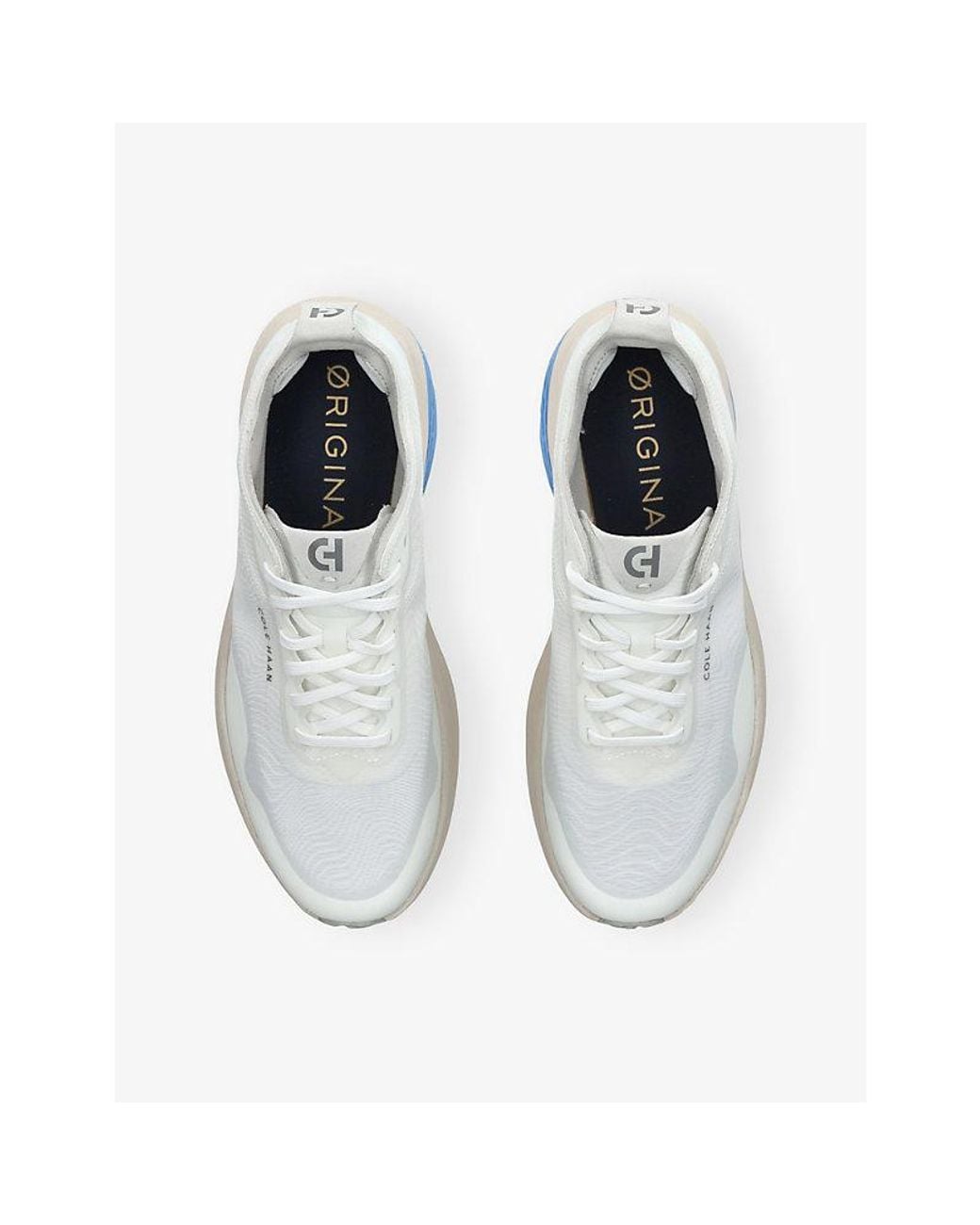 Cole Haan White Original Grand Skyweave Woven Trainers for men