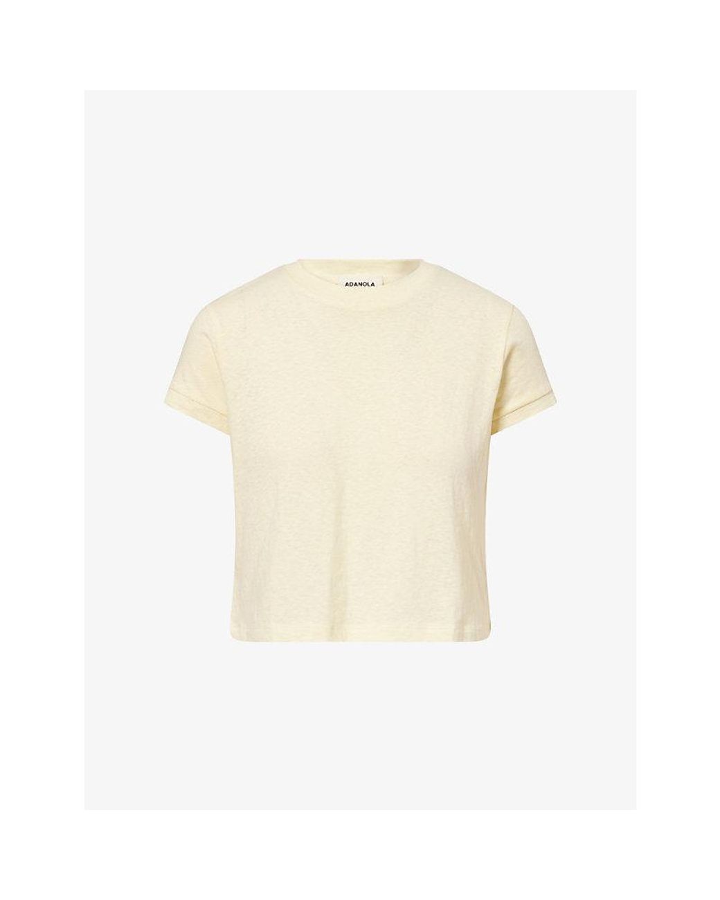 ADANOLA Natural Slub Lounge Cotton Baby T-Shirt