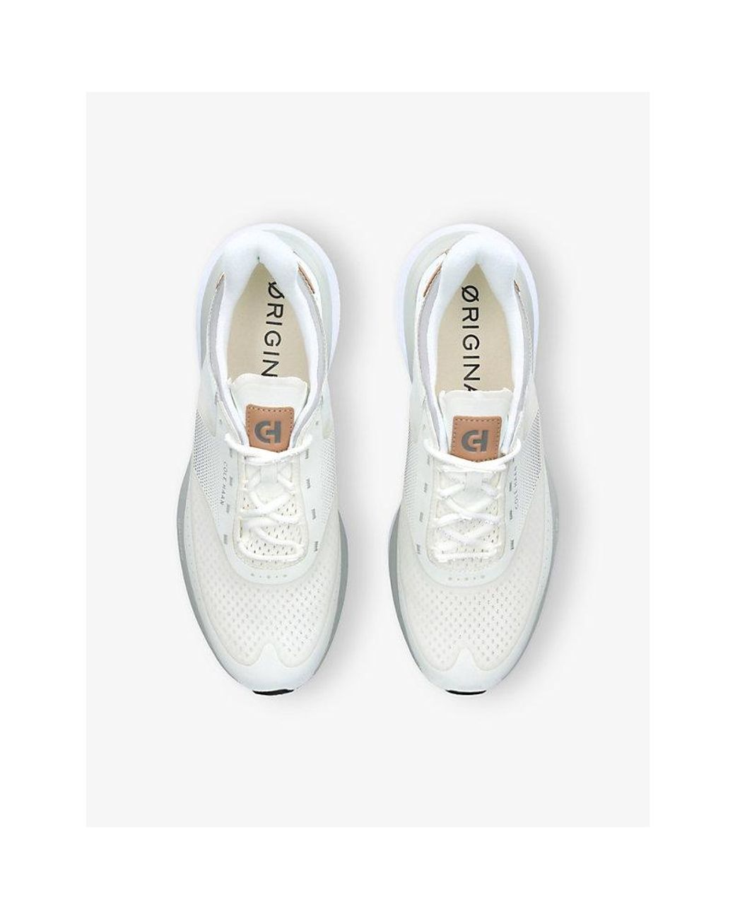 Cole Haan White Quadstar Mesh Low-Top Trainers for men